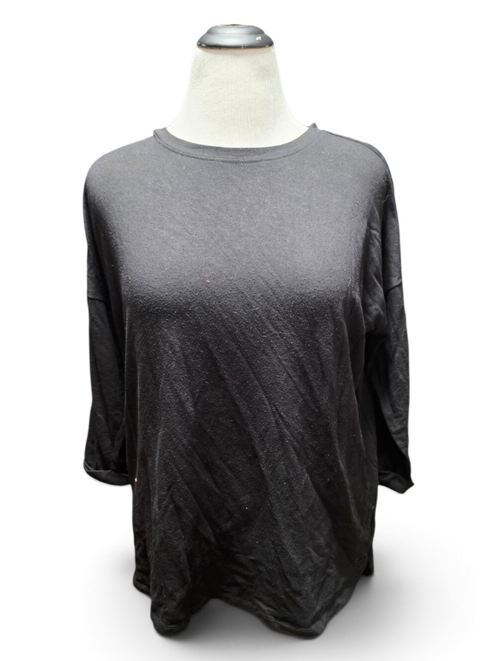 Crown & Ivy - Black Shirt- Size L